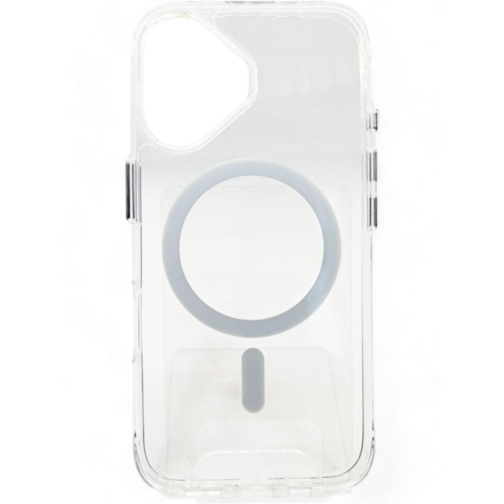 BeCover Чохол-накладка  Space Case (MagSafe) для Apple iPhone 16 Transparancy (712102) - зображення 1