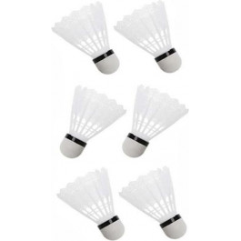   Newt Набір воланів нейлонових для бадмінтону Newt Badminton Shuttlecocks 6 шт Білі (NE-BD-004W)