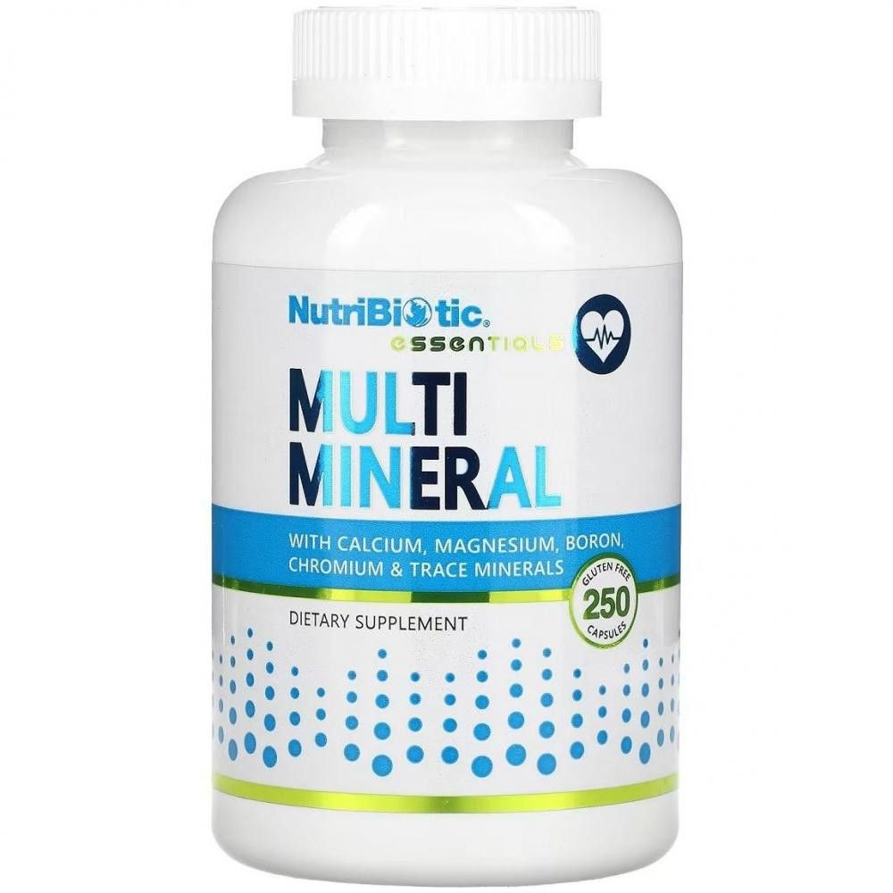 NutriBiotic Essentials Multi Mineral 250 капсул - зображення 1