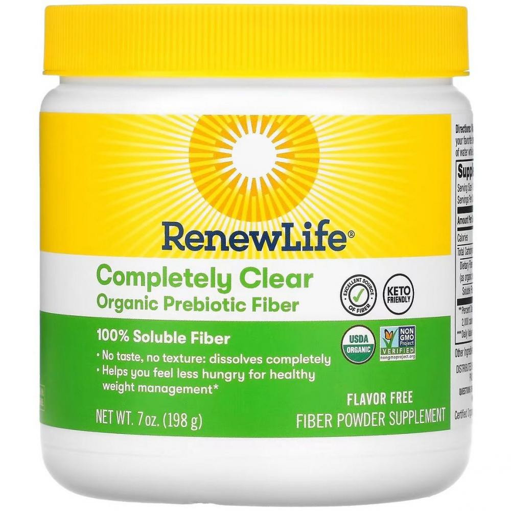 Renew Life Completely Clear Organic Prebiotic Fiber 198 г - зображення 1