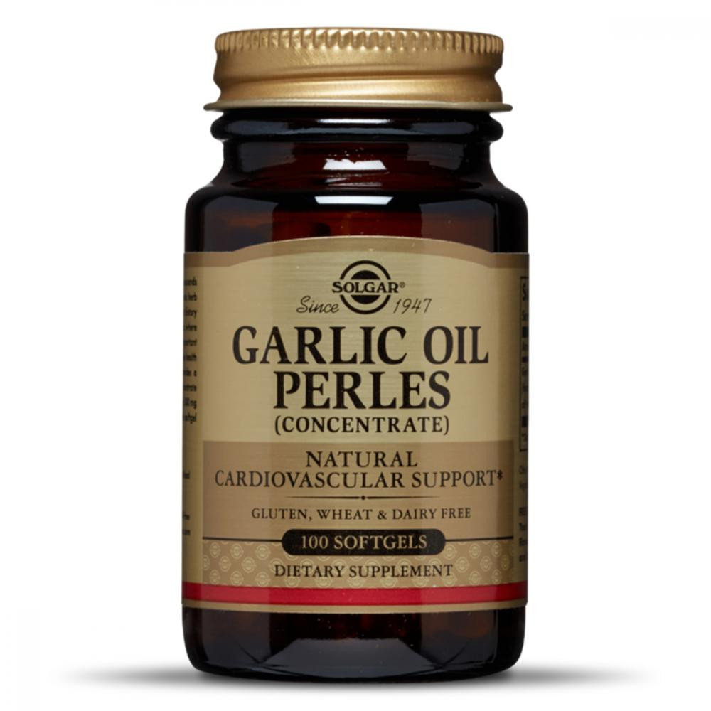 Solgar Garlic Oil Perles 100 желатинових капсул - зображення 1