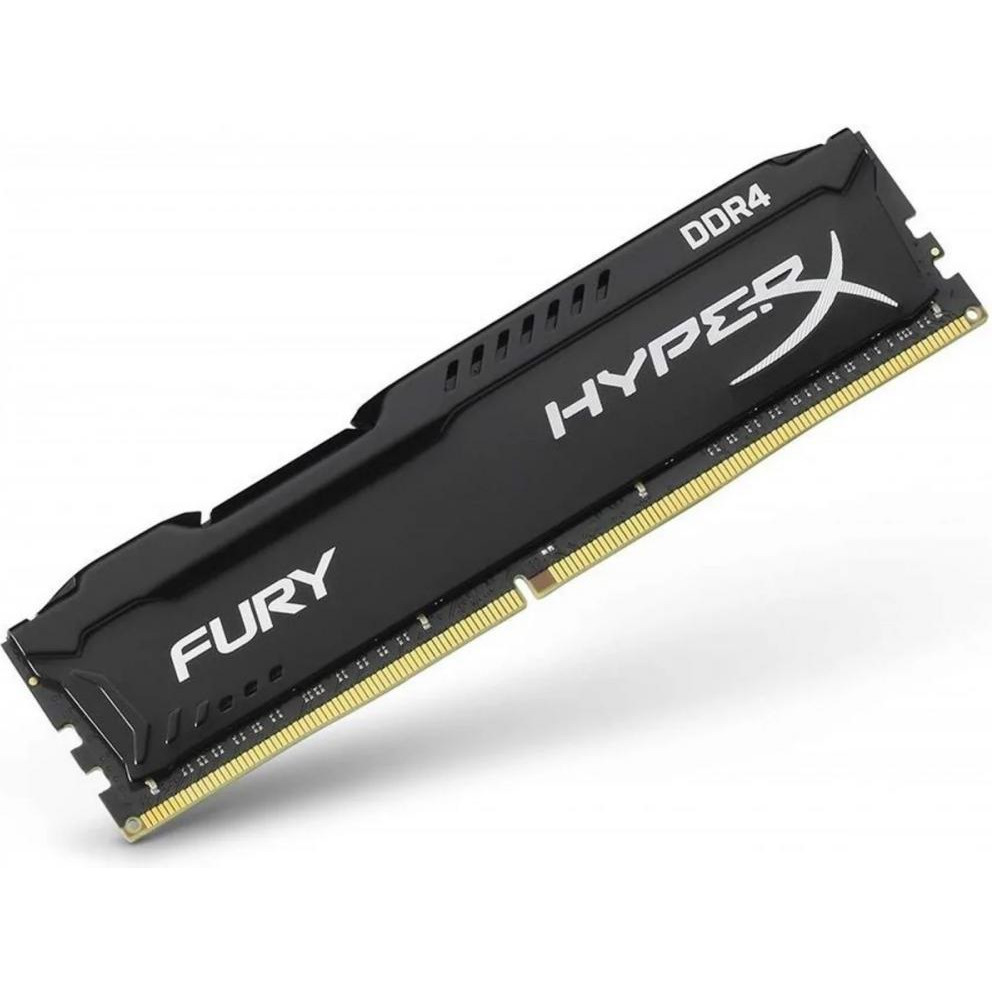 HyperX 16 GB DDR4 2400 MHz Fury Black (HX424C15FB/16) - зображення 1