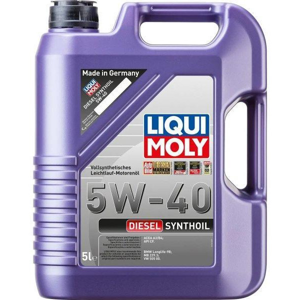 Liqui Moly DIESEL SYNTHOIL 5W-40 5л - зображення 1