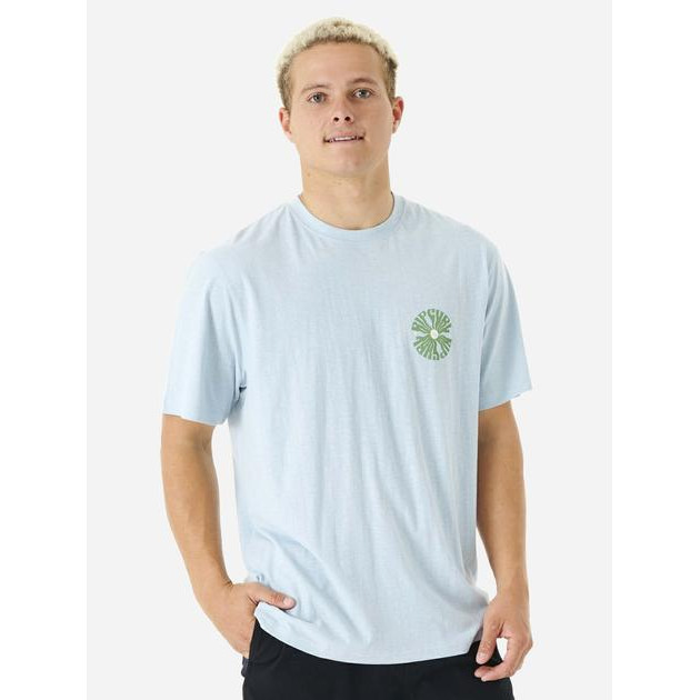 Rip Curl Футболка  Swc Psyche Circles Tee 06BMTE-3400 S Блакитна (9359082304294) - зображення 1