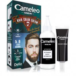   Delia Cosmetics Cameleo Men фарба для волосся відтінок 5.0 Light Brown 30 мл