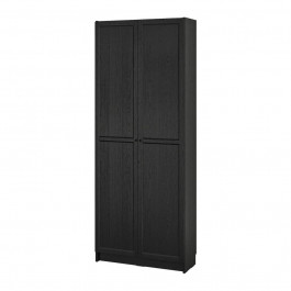 IKEA BILLY Книжкова шафа чорна дуб 80х30х202 (395.631.31)