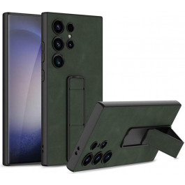   GKK Skin-Feel Matte Case Foking Kickstand для Samsung Galaxy S24 Ultra Green