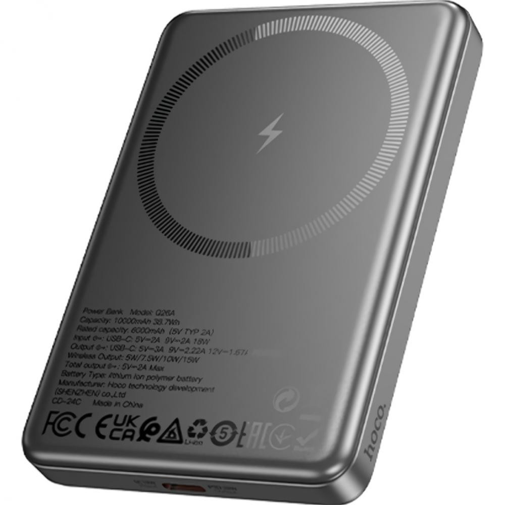 Hoco Q26A 10000mAh Metal Gray - зображення 1