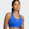 Nike Спортивний топ для залу, для фітнесу, для тренувань жіночий  W Nk Swsh Med Spt Bra DX6821-405 L Блак - зображення 3