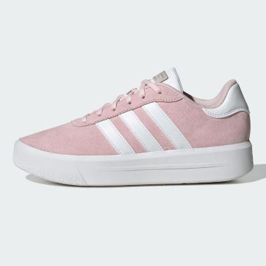 Adidas Жіночі кеди низькі  Court Platform Suede IG8614 38 (5UK) 23.5 см Clpink/Ftwwht/Ftwwht (4066765471215 - зображення 1