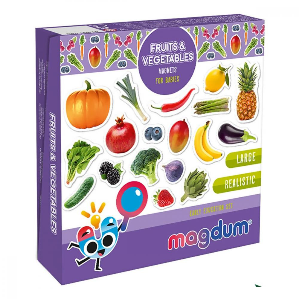 Magdum Magnetic set Fruits and vegetables (ML4031-15) - зображення 1