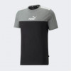 PUMA Чорна чоловіча футболка  ESS+ Block Tee 847426/01 - зображення 4