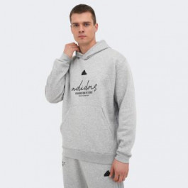   Adidas Худі чоловіче  Bl Fl Hd Q3 IX1323 S Сіре (4067898749325)