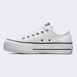   Converse Білі жіночі кеди  CHUCK TAYLOR ALL STAR CANVAS PLATFORM con560251C