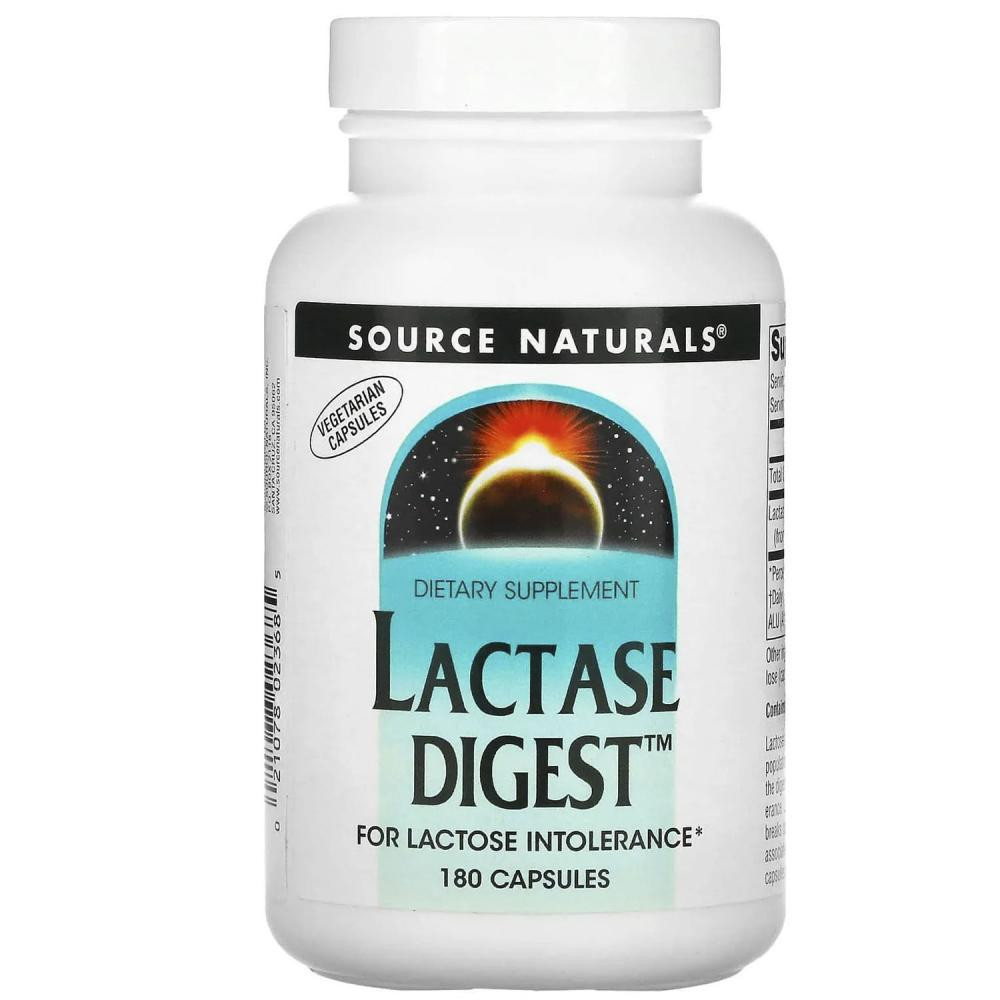 Source Naturals Lactase Digest 180 капсул - зображення 1