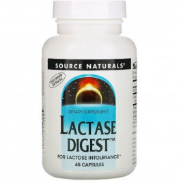   Source Naturals Lactase Digest 30 мг 45 капсул