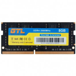   GTL 8 GB SO-DIMM DDR4 2666 MHz (GTLSD8D426BK)