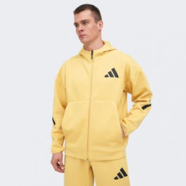   Adidas Толстовка на блискавці чоловіча  M Z.N.E. Fz JE3068 S Бежева (4067896571706)