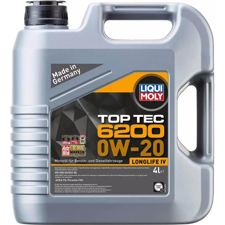 Liqui Moly Top Tec 6200 0W-20 4л - зображення 1