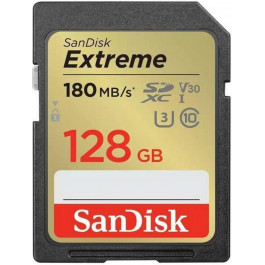   SanDisk 128 GB SDXC UHS-I U3 V30 Extreme (SDSDXVA-128G-GNCIN)