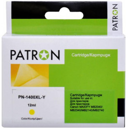   Patron Картридж Canon PGI-1400 XL 9204B001 1000 стр, желтый (PN-1400XL-Y)