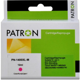   Patron Картридж Canon PGI-1400 XL 9203B001 900 стр, пурпурный (PN-1400XL-M)