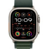 Apple Watch Ultra 2 GPS + Cellular 49mm Natural Titan. Case w. Dark Green Alpine Loop - M (MYT33+MXMV3) - зображення 2