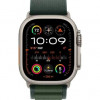 Apple Watch Ultra 2 GPS + Cellular 49mm Natural Titan. Case w. Dark Green Alpine Loop - L (MYT33+MXMW3) - зображення 2