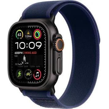 Apple Watch Ultra 2 GPS + Cellular 49mm Black Titan. Case w. Blue Trail Loop - S/M (MYTJ3+MYQ73) - зображення 1