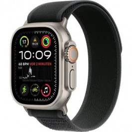   Apple Watch Ultra 2 GPS + Cellular 49mm Natural Titan. Case w. Black Trail Loop - M/L (MYT73+MXTR3)