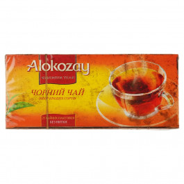   Alokozay Чай чорний  байховий купажований без нитки, 25*2 г (4820229040832)