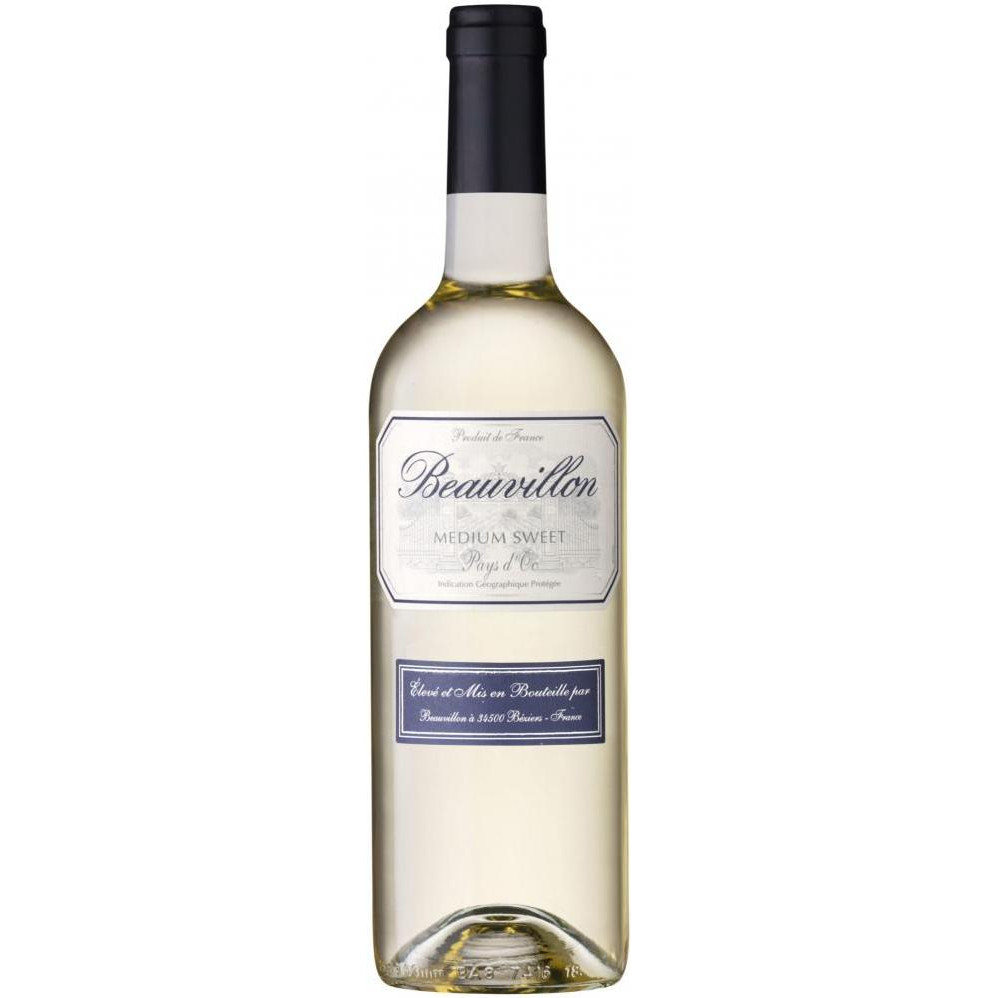 Beauvillon Вино  white medium sweet, 1 л (3211200278831) - зображення 1