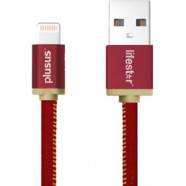   PlusUs Lightning to USB Cable LifeStar Ruby Sunset 25 cm (LST2005025)