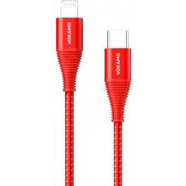   VOKAMO Luxlink Series Type-C to Lightning Red 1.2m (VKM20055)