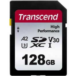   Transcend 128 GB SDXC Class 10 UHS-I U3 330S TS128GSDC330S