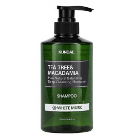   KUNDAL Шампунь з чайним деревом для жирної шкіри голови Tea Tree & Macadamia Deep Cleansing Shampoo White M