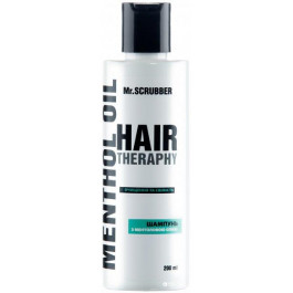   Mr. Scrubber Шампунь для волос Hair Therapy Menthol Oil 200 ml (4820200230696)