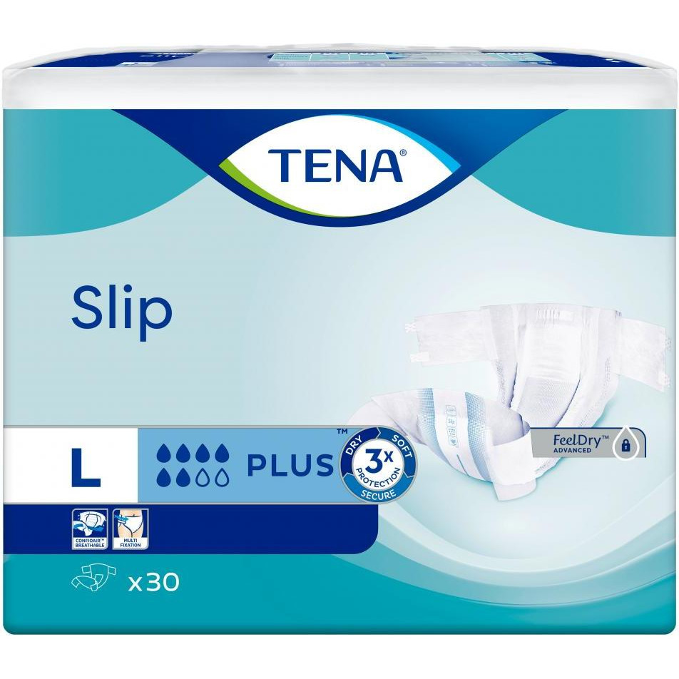 Tena Підгузки Slip Plus Large 30шт - зображення 1