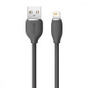 Baseus Jelly Liquid Silica Gel Fast Charging Data Lightning Cable 2m Black (CAGD000101) - зображення 2