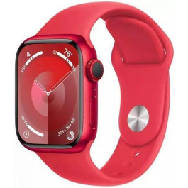   Apple Watch Series 9 GPS 41mm PRODUCT RED Alu. Case w. PRODUCT RED Sport Band - S/M (MRXG3)