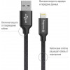 ColorWay USB/Apple Lightning Black 2m (CW-CBUL007-BK) - зображення 2