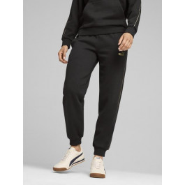   PUMA Спортивні штани на флісі жіночі  Minimal Gold Sweatpants Fl 68529601 XS Чорні (4067982592301)