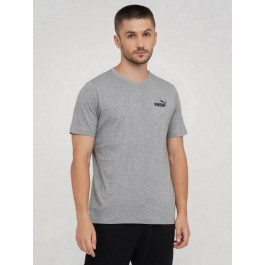   PUMA Футболка  Ess Small Logo Tee 58666803 M Medium Gray Heather (4063697399587)