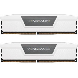   Corsair 64 GB (2x32GB) DDR5 6000 MHz Vengeance XMP White (CMK64GX5M2B6000C40W)