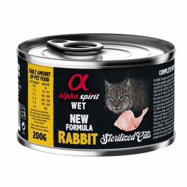   Alpha Spirit Rabbit Sterilized Cat 200 г (as311315)