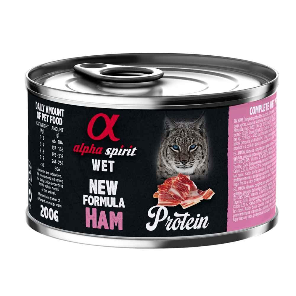 Alpha Spirit Ham for Adult Cats 200 г (as311193) - зображення 1