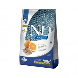   Farmina N&D Grain Free Ocean Herring & Orange Neutered 5 кг 175582