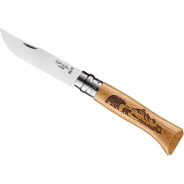   Opinel Animalia Oak No.08 VRI Bear (002628)