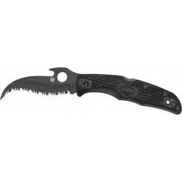   Spyderco Matriarch 2 Emerson Open serr FRN, black (C12SBBK2W)