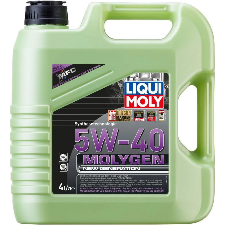 Liqui Moly Molygen New Generation 5W-40 4л - зображення 1